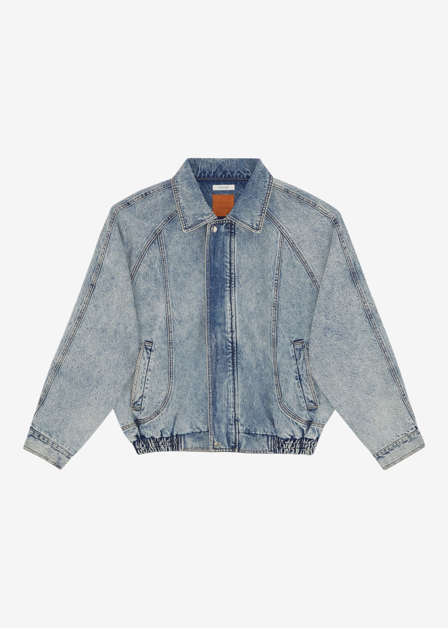 Mira Denim Bomber Jacket