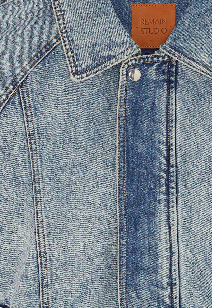 Mira Denim Bomber Jacket