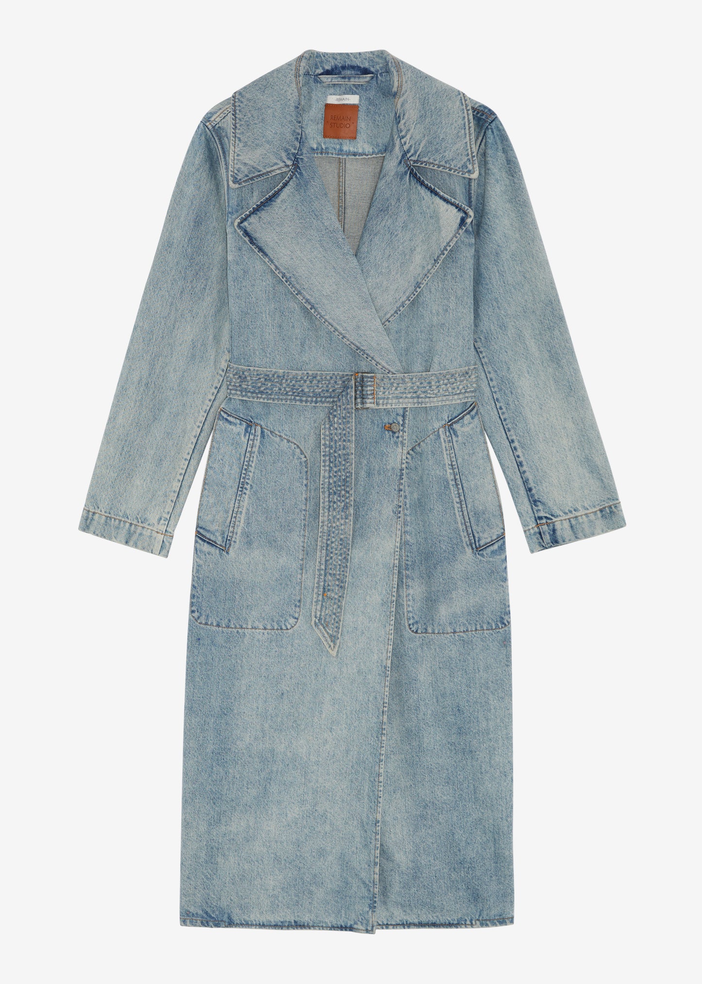 Charlie Denim Trench Coat