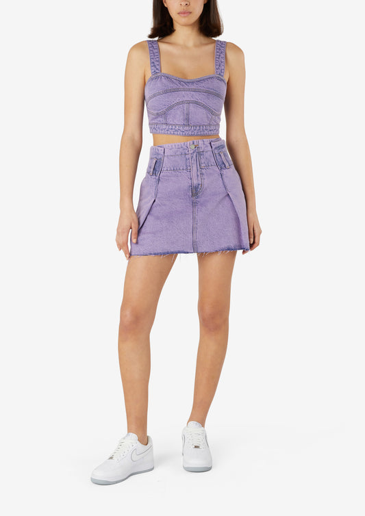 Payton Mini Skirt Ochid