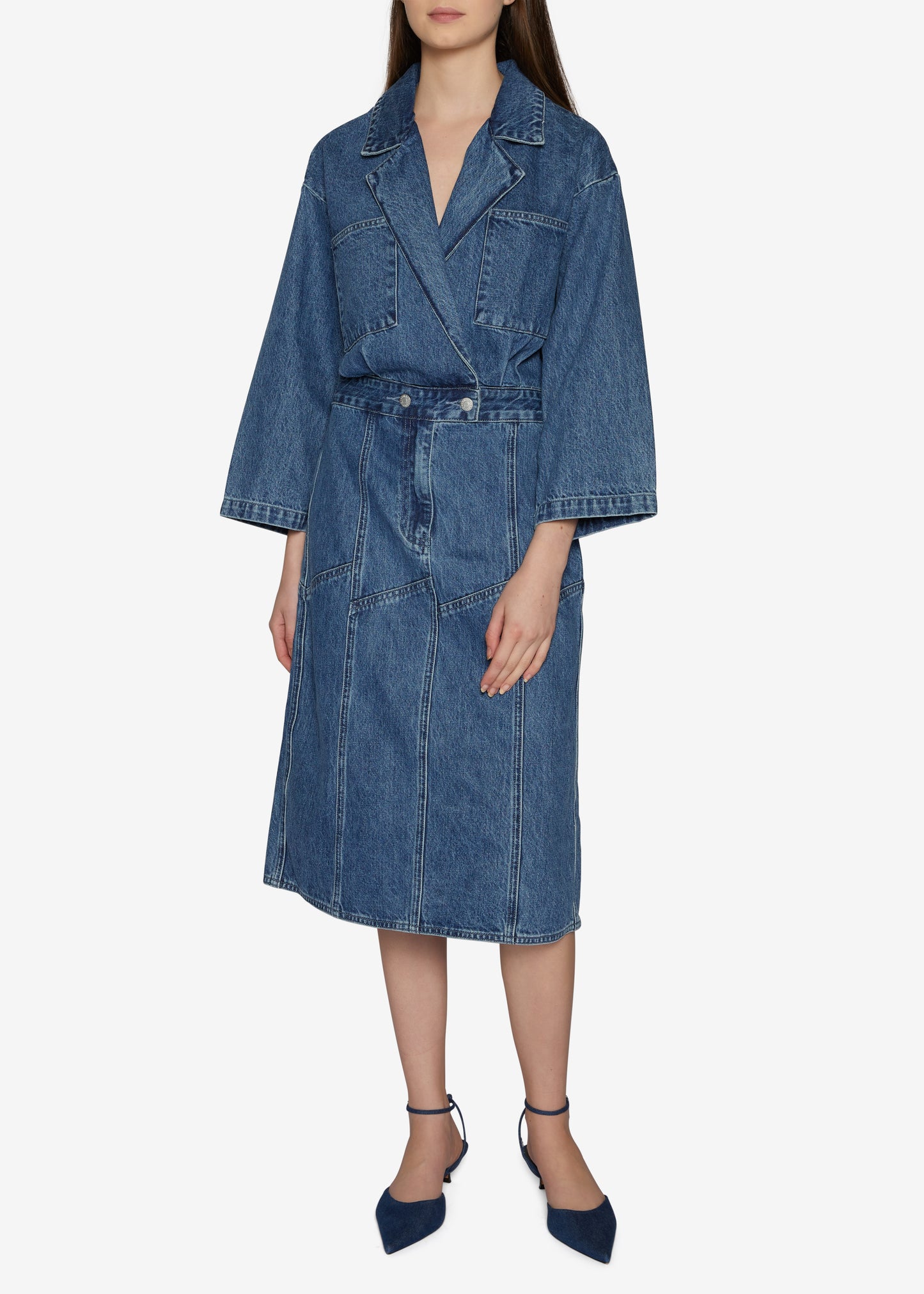 Denim Work Dress