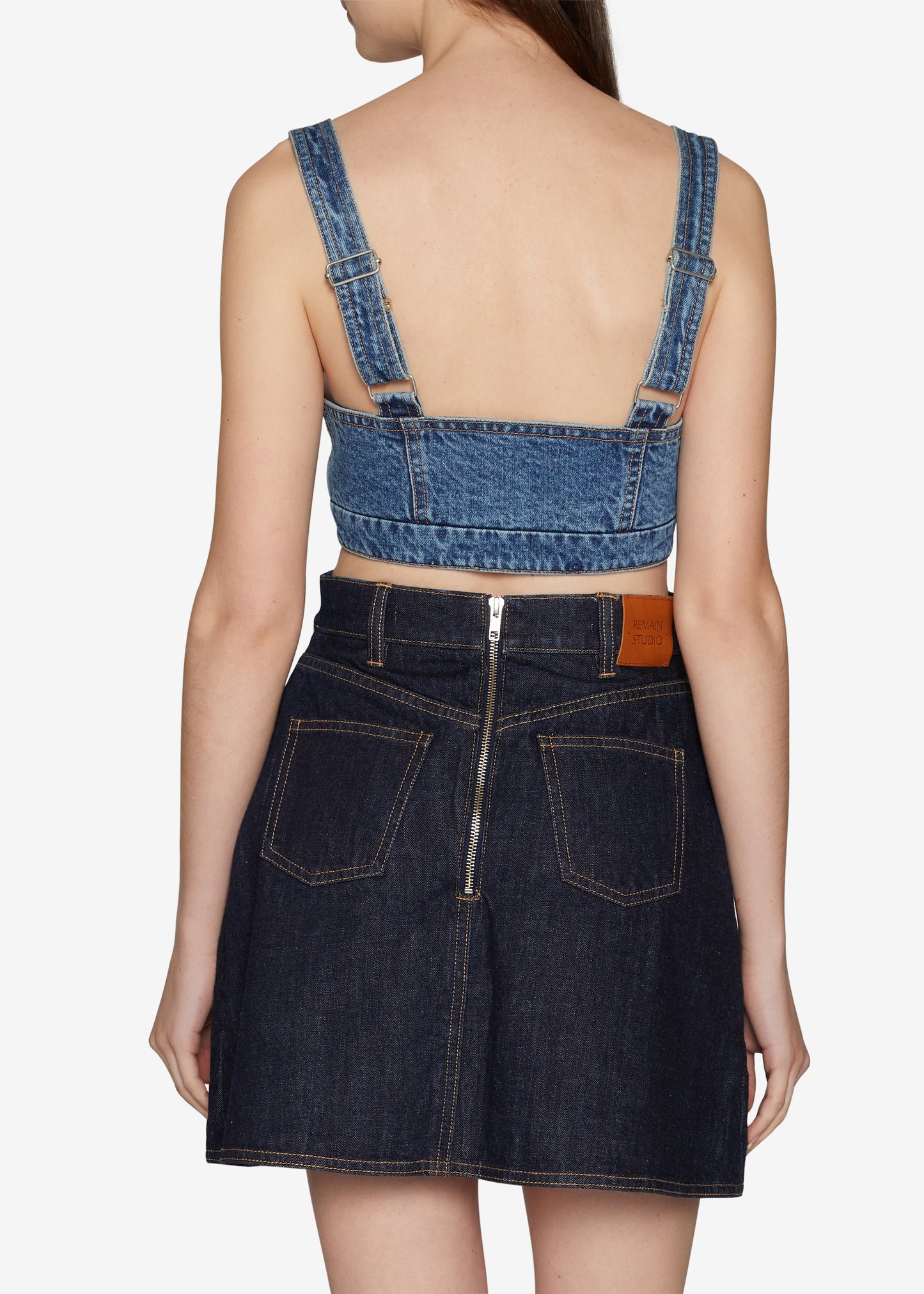 Mary Jane Indigo Mini Skirt