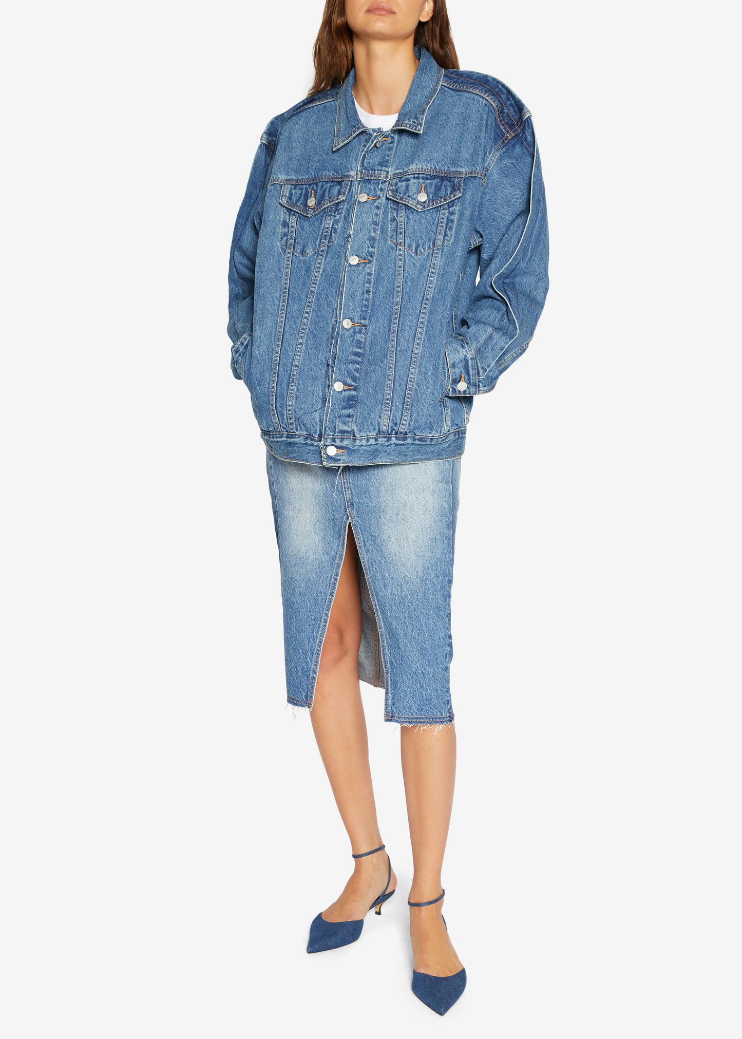 Vintage Folding Denim Jacket