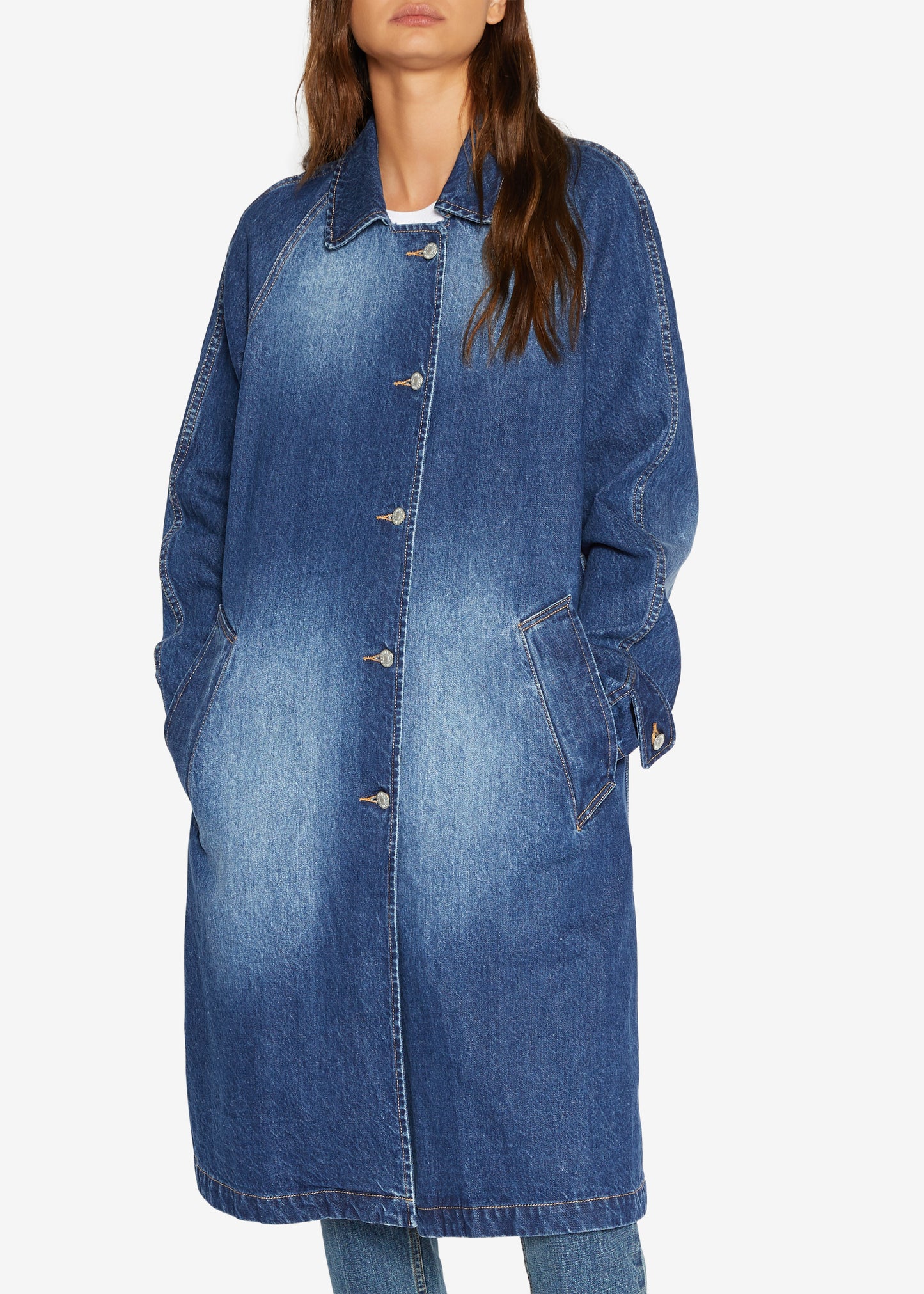 Denim Car Coat