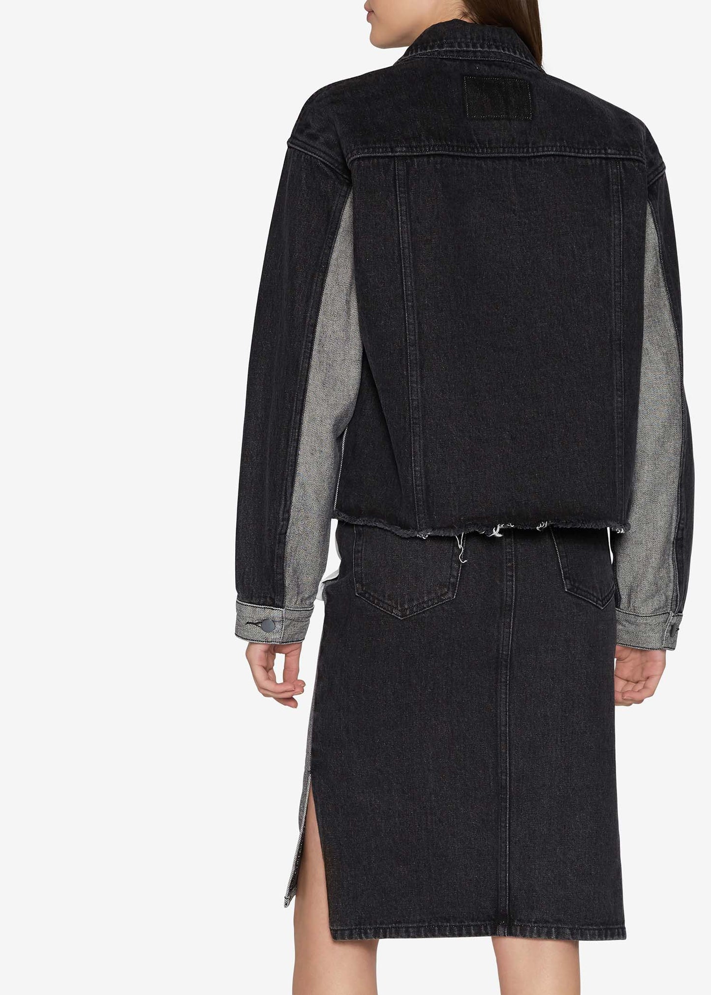 Inside Out Denim Skirt