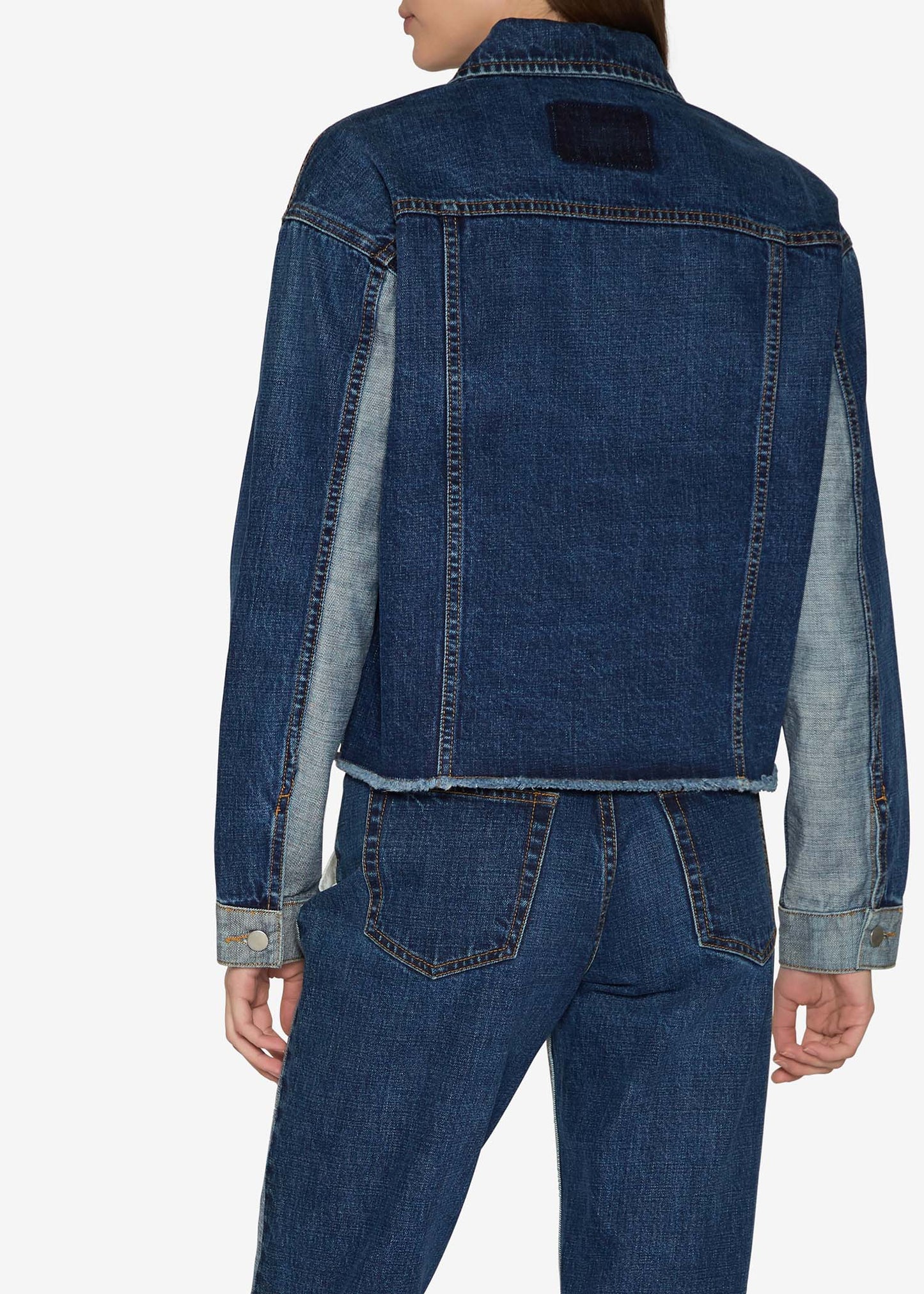 Inside Out Straight-Leg Indigo Jeans