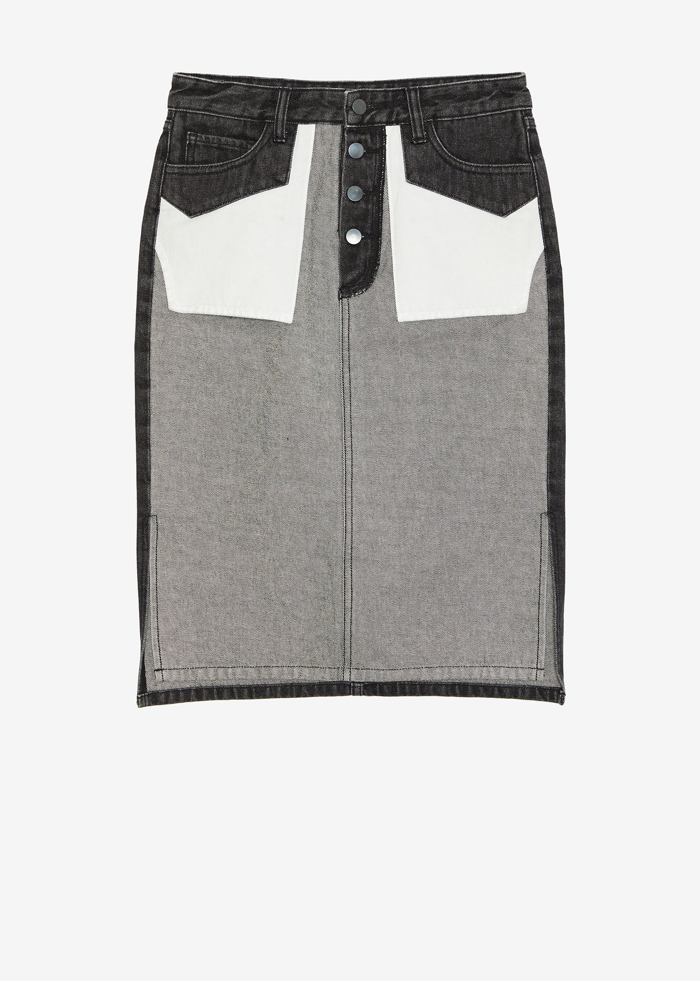 Inside Out Denim Skirt