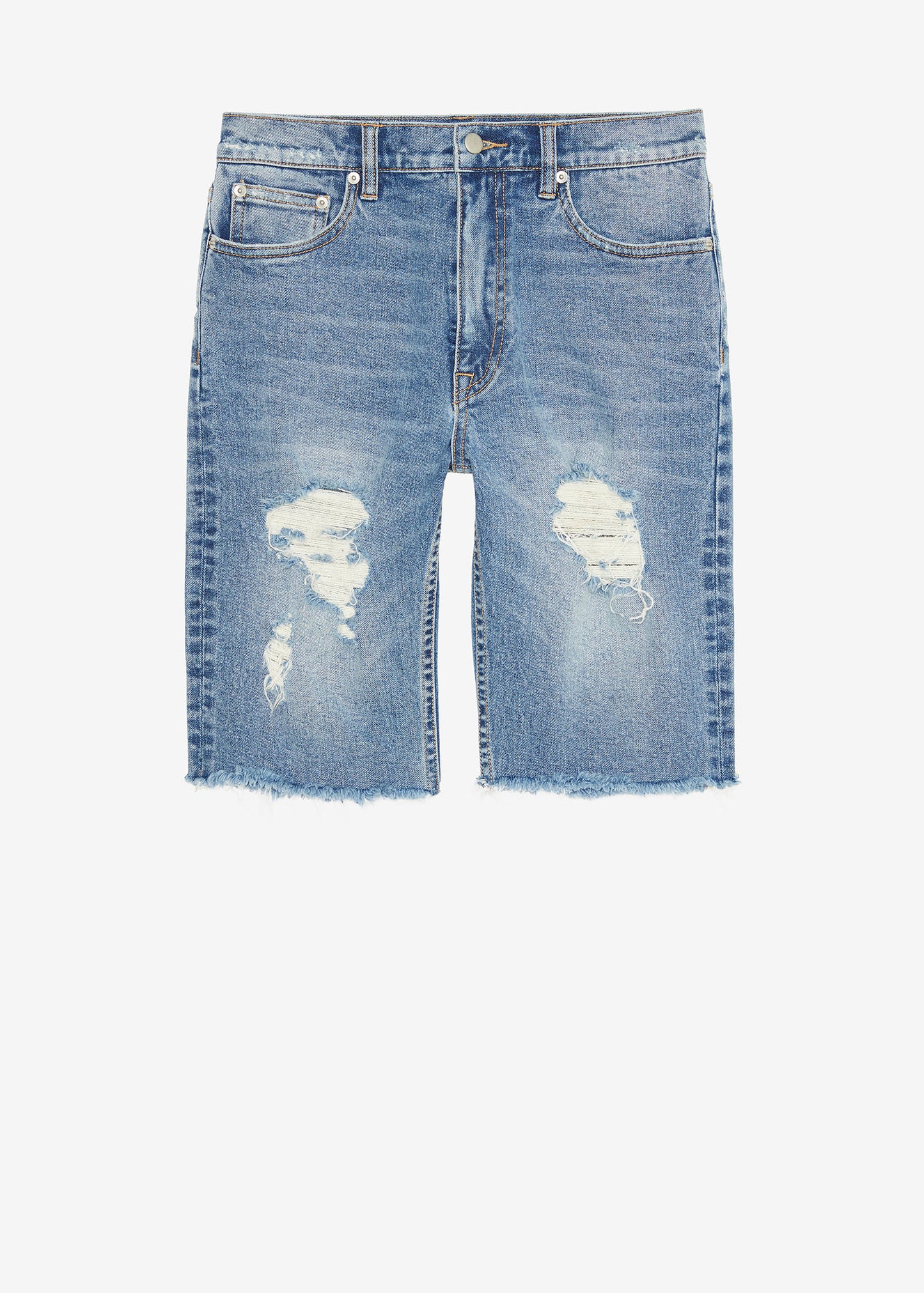 Carlin Distressed Denim Shorts