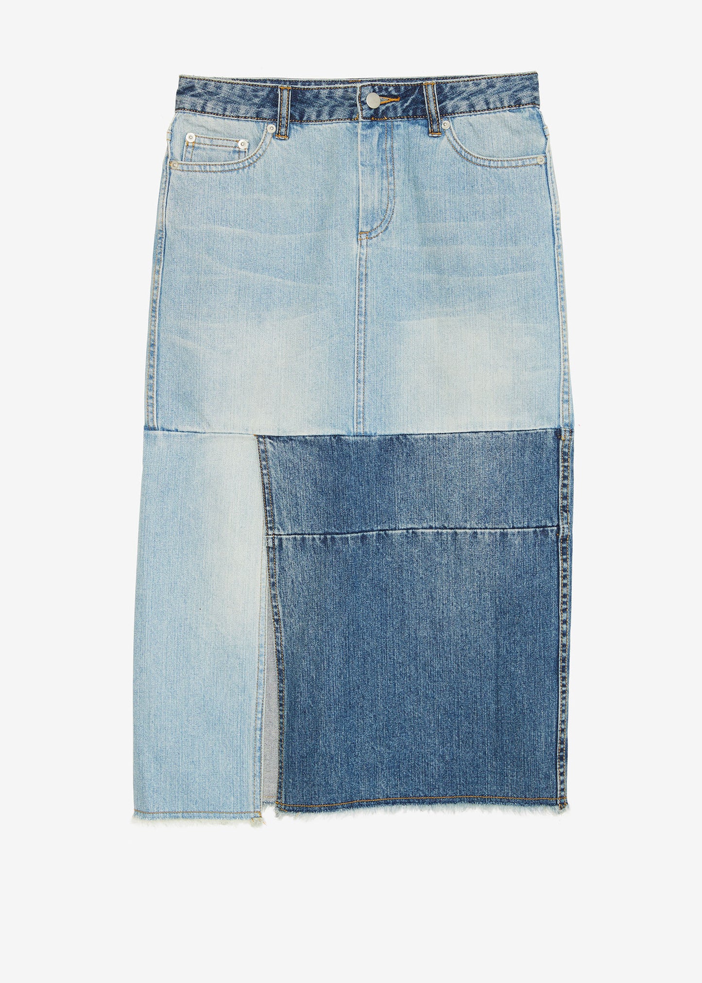 Two-tone Indigo Skirt