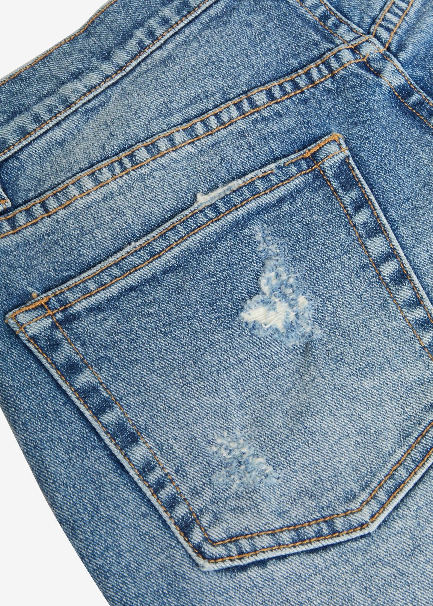 Carlin Distressed Denim Shorts