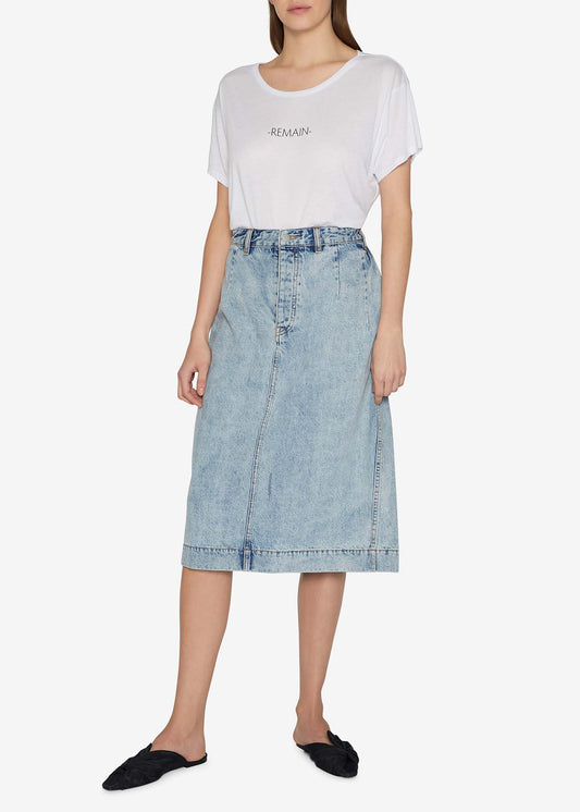Folding Denim Skirt